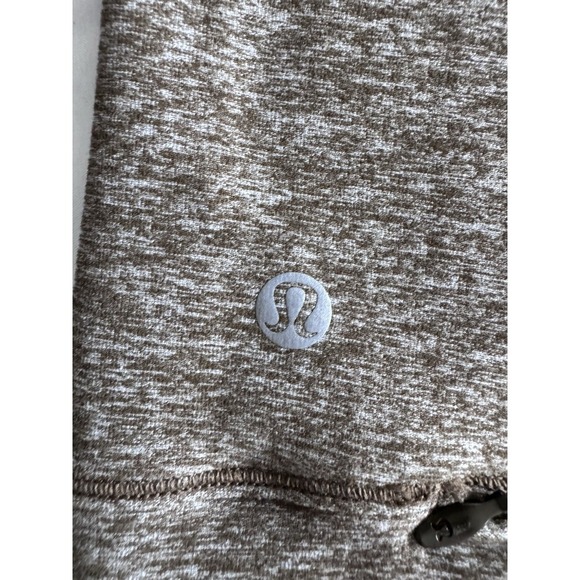 Lululemon Rush Hour Womens 8 Half Zip Pullover Heathered Military Green EUC - Picture 9 of 14